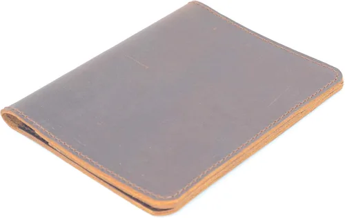 Miniatura 2 de JJNUSA Funda compatible con Rocketbook Mini Cover Smart Business hecha a mano de cuero genuino envejecido, funda para cuaderno portátil para Marrón