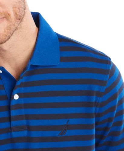 Miniatura 4 de Nautica - Polo de manga corta para hombre (100% algodón), diseño de rayas, ajuste clásico