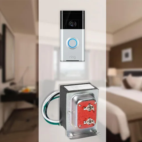 Miniatura 7 de VIIVRIA Transformador de timbre de puerta de 24 V 40 VA, núcleo de cobre resistente para Ring Pro/2 y Nest Hello, fuente de alimentación cableada