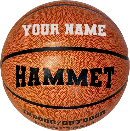 Miniatura 9 de HAMMET Baloncesto personalizado para interiores y exteriores con tu nombre o texto, regalo ideal para hijo, hija, niño o niña