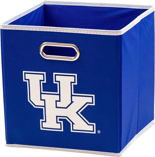 Miniatura 26 de Franklin Sports Cubos de almacenamiento de tela del equipo universitario de la NCAA hechos para adaptarse a organizadores de almacenamiento