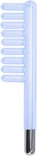 Miniatura 10 de Electrodo Wand Tubo de vidrio Color naranja Piezas de repuesto de mano para instrumentos de alta frecuencia Elitzia ETJX006AS (peine transparente)