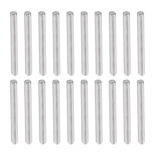 Miniatura 42 de MroMax 100 pasadores cilíndricos de acero inoxidable 304 M1.0.197 x 0.236 in, clavijas de soporte de estante para dispositivos metálicos