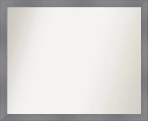 Miniatura 441 de Amanti Art Espejo personalizado, espejo de baño gris plomo a rayas, espejo de pared o espejo de tocador de baño sobre el fregadero