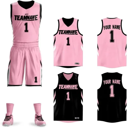 Miniatura 18 de Personalizado Hombres Juventud Reversible Jersey de baloncesto Uniforme Impreso Nombre Personalizado Número Ropa Deportiva Tamaño Grande