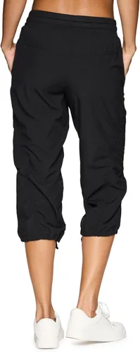 Miniatura 2 de RBX Active - Pantalón capri de cuerpo ligero y tejido elástico con cordón, moda para la mujer