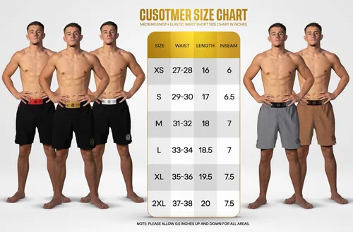 Miniatura 6 de Pantalones cortos de MMA y BJJ para hombre, UFC Grappling Fight Shorts para boxeo, kickboxing, Muay Thai 7 pulgadas entrenamiento cruzado Blanco