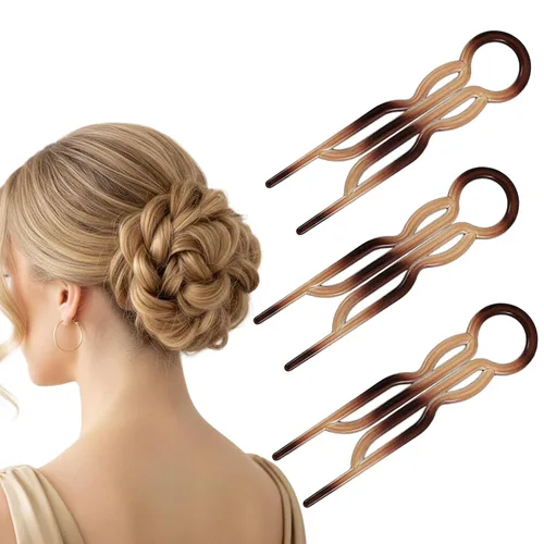 3 horquillas para el cabello para mujer, horquilla francesa de prestigio, fuertes y duraderas para todo el cabello, accesorios de peinado para