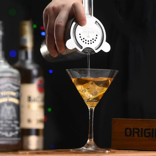Miniatura 5 de Etens Colador de cóctel para bebidas, coladores de barra para bartending, colador de Martini para vaso de mezcla Boston Shaker, colador Hawthorne