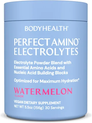 Miniatura 14 de BodyHealth PerfectAmino Polvo de Electrolitos Sin Azúcar, Hidratación Ayuno Keto Cero Azúcar Mezcla de Bebida de Electrolitos con Minerales Traza