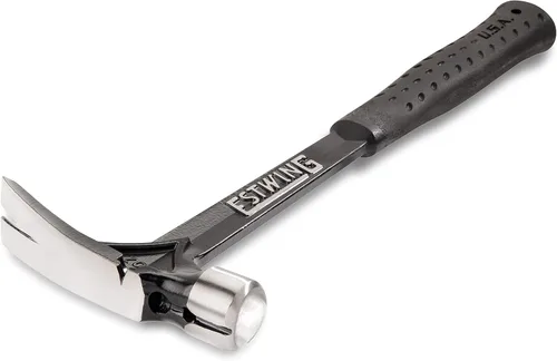 Miniatura 2 de Estwing Serie Ultra - Martillo de carpintero de 19 oz con cara lisa y mango reductor de impactos, tipo garra, EB-19S