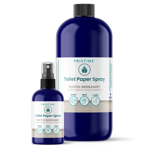 Miniatura 5 de PRISTINE Spray de Papel Higiénico en Lugar de Toallitas y Bidés - Como Alternativa de Espuma y Alternativas de Gel a las Toallitas, es un Sustituto
