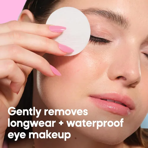 Miniatura 3 de Almay Almohadillas removedoras de maquillaje, de larga duración e impermeables, hipoalergénicas, sin fragancia, dermatólogos y oftalmólogos, paquete