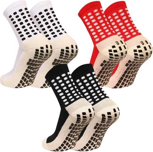 Miniatura 9 de Calcetines de fútbol con agarre para hombre, calcetines atléticos antideslizantes, calcetines de fútbol americano y baloncesto antideslizantes
