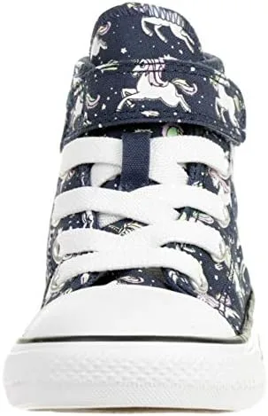 Miniatura 3 de Converse Chuck Taylor All Star Unicorn Print Velcro High Top Sneaker para niños