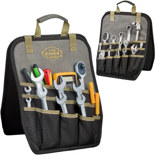Miniatura 5 de The Ryker Bag Mochila de Herramientas de 48 Bolsillos – Resistente, Resistente al Agua, Organizador de Herramientas con Correas Acolchadas, Base