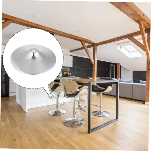Miniatura 2 de Homoyoyo Base de barra de acero de repuesto práctico de aluminio para taburete de barco, plato giratorio, soporte para silla de cocina, taburete