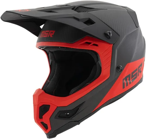 Miniatura 10 de MSR Casco de motocross hexagonal de carbono, motocross con MIPS