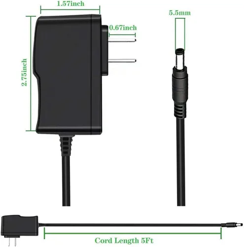 Miniatura 5 de Reemplazo del adaptador AC/DC para Yealink Yea-ps5v2000us, fuente de alimentación para Yealink 5-Volt 2-amp IP Phone