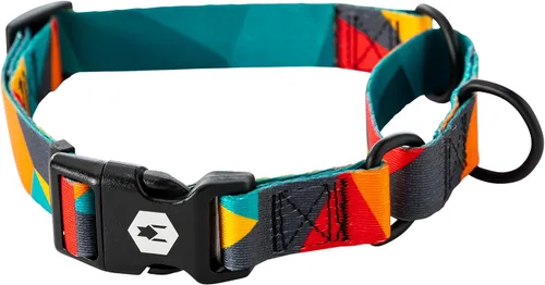 Miniatura 30 de Wolfgang - Collar de perro Martingala resistente con hebilla de nailon de liberación rápida para caminar y entrenar, estampado NewMoon, mediano