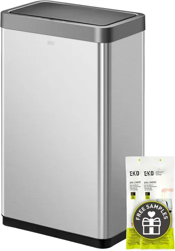 Miniatura 24 de EKO EcoSmart - Basurero de cocina alto y grande, 80L/21.1 G de alta capacidad, cubo de basura con sensor de movimiento cuadrado suave sin contacto