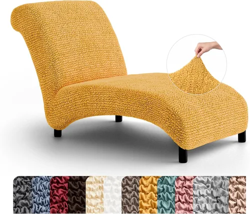 Miniatura 16 de PAULATO BY GA.I.CO. Funda para Silla de Tumbona Sin Brazos - Funda Deslizante para Silla de Tumbona - Funda para Sofá de Salón - Fundas Deslizantes