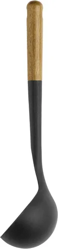 Miniatura 5 de STAUB Cucharón de sopa, perfecto para servir sopa caliente, porcionar masa para panqueques y salsear pasta, silicona negra mate duradera sin BPA