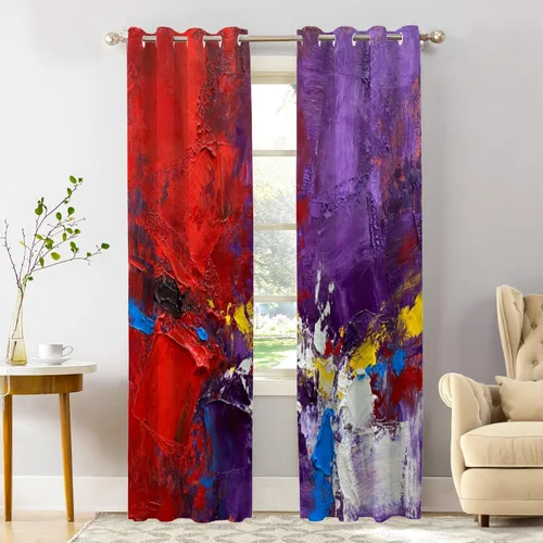 Miniatura 63 de Shrahala Cortinas de nivel de chakras con mandala beige para ventanas de cocina, paneles de cortina de ventana de mandala multicapa de poliéster