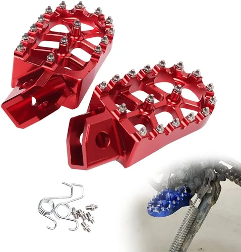Miniatura 9 de Reposapiés de motocicleta CNC Wide Foot Pegs Pedal para Yamaha YZ80 YZ125 YZ250 YZ500 YZ490 WR200 WR250 WR500 TTR90 TTR110 TTR125 TTR250 XT250