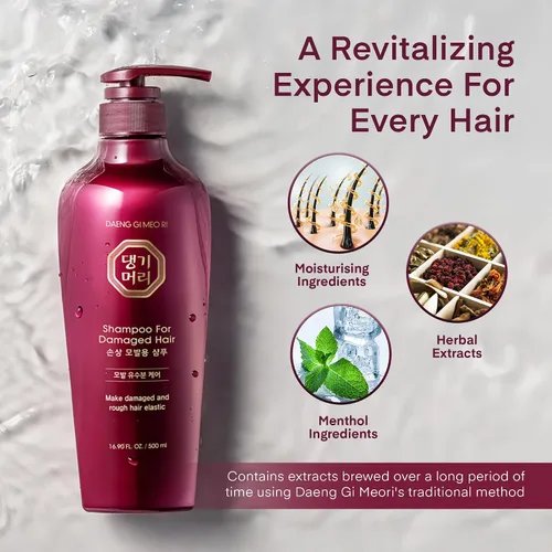 Miniatura 6 de Daeng Gi Meo Ri - Set de champú y acondicionador para cabello dañado, añade nutrición y brillo para un cabello sano y energético, reduce la caspa