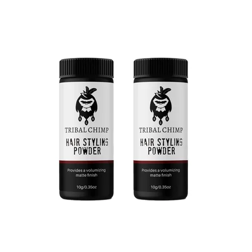 Miniatura 10 de Tribal Chimp Polvo para peinar el cabello, voluminizador de cabello invisible durante todo el día y polvo de textura para hombres y mujeres, polvo