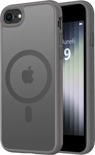 Miniatura 46 de Vooii Funda para iPhone SE 3ª/2ª/2020 con Magnético, Funda iPhone 8/7 [Compatible con Magsafe] [Diseño Integrado] Sensación de Agarre Cómoda Delgada