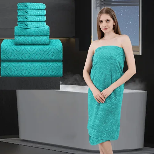 Miniatura 35 de Sábana de Baño Extra Grande de 4 Piezas (35"x70") - Sábana de Baño Ultra Suave de Tamaño Grande, Juego de Sábanas de Baño para Baño de Hotel, Sábana