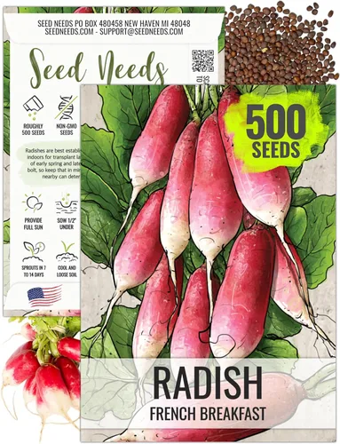 Miniatura 22 de Seed Needs Semillas de rábano para plantar rábanos sandía, reliquia sin OMG y sin tratar, cultiva un huerto cultivado en casa, cultivos para clima