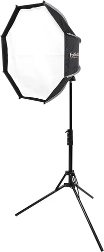 Fotodiox DLX EZ-Light T660 - Luz LED plegable bicolor (3200k-5600k) para foto/video con caja de luz de 24 pulgadas, mango, rejilla y soporte de 6