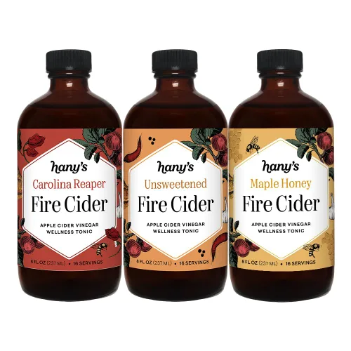 Miniatura 5 de Hany's Harvest Carolina Reaper Fire Cider – Botella de vidrio de 16 fl oz Todo natural, lote pequeño, hecho a mano, sin OMG, sin gluten