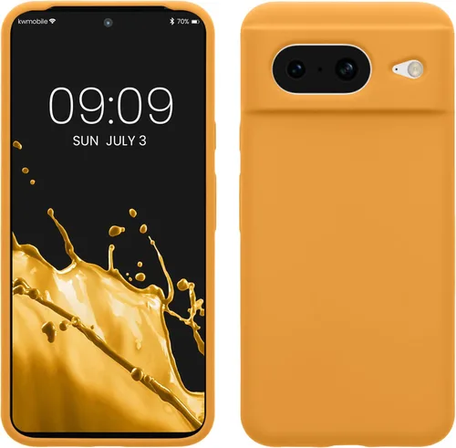Miniatura 53 de kwmobile Funda compatible con Google Pixel 7 - Funda de silicona TPU con acabado suave - Piedra antigua