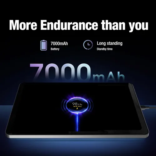 Miniatura 7 de AGM PAD P1 Tablet Android resistente con funda, pantalla FHD 2K de 10.36 pulgadas, 120 Hz, impermeable, a prueba de caídas y polvo, MTK G99, Android