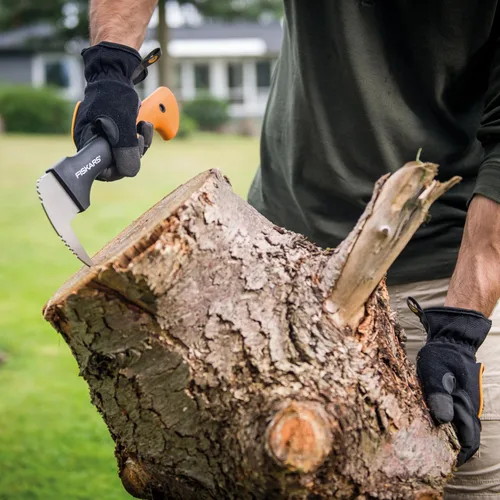 Miniatura 8 de Fiskars Hookaroon de 12 pulgadas, mango de agarre antideslizante con hoja puntiaguda y angular, herramienta de jardinería para rotar, arrastrar