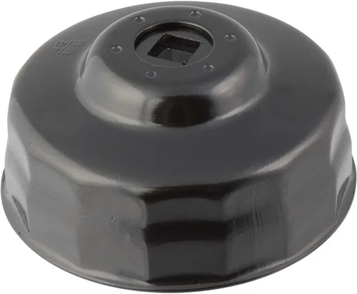 Miniatura 19 de Steelman 90mm x 15 Flauta Llave para tapa del filtro de aceite, accionamiento de 3/8 de pulgada, diseño de bajo perfil para espacios reducidos