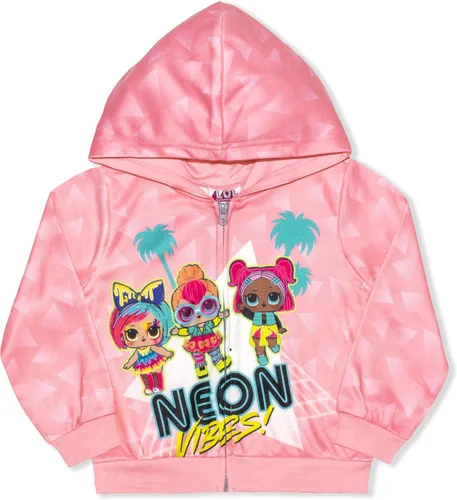 L.O.L. Surprise! Girls Lil Cheeky Babe and Lil D.J Zip Up Hoodie for Little and Big Kids PinkBlue