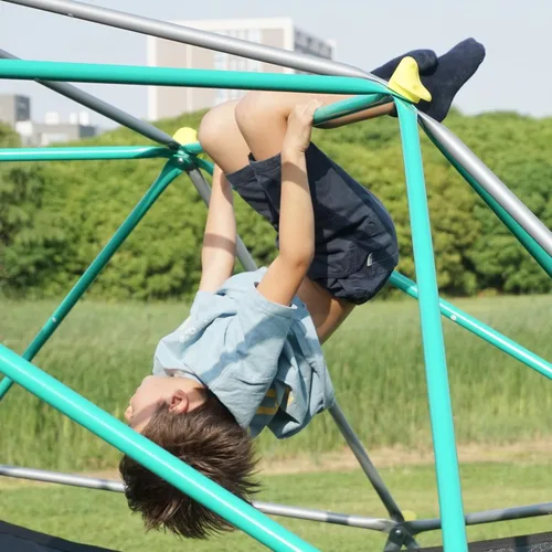 Miniatura 4 de Merax Domo de escalada de 13 pies, escalador de cúpula al aire libre para niños de 3 a 10 años, soporta 1000 libras, fácil montaje, parque infantil