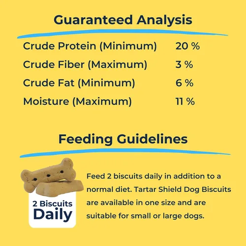 Miniatura 6 de Tartar Shield® Galletas dentales para perros Golosinas diarias seguras Galletas limpian dientes y encías, aliento fresco, apoyo natural