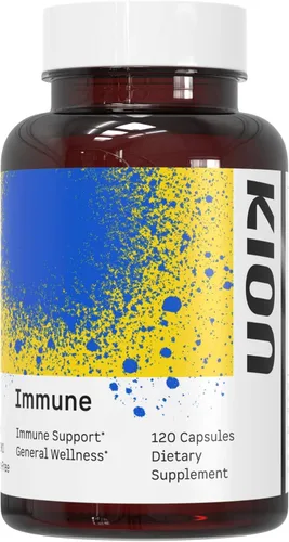 Kion Suplemento de apoyo inmunológico - Suplemento de vitamina C - Vitamina C y zinc para el bienestar diario - 500 mg de vitamina C (ácido
