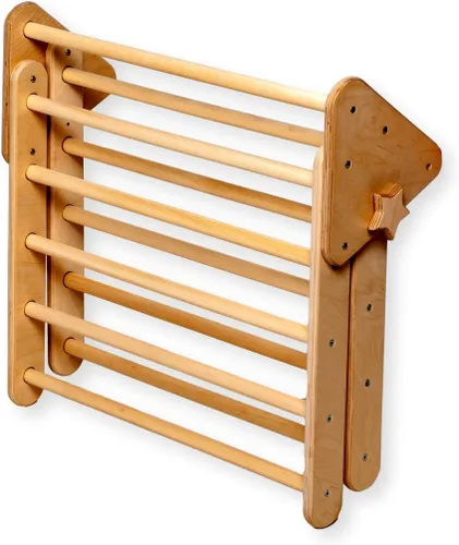 Miniatura 2 de Montessori Triángulo de escalada de madera para niños Marco de escalada plegable para interiores para niños y niños pequeños Equipo de parque