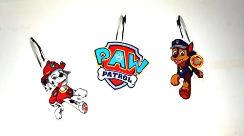 Miniatura 2 de Paw Patrol Ganchos para cortina de ducha