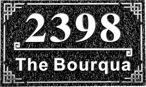 Miniatura 22 de Letrero de dirección personalizado, placa de dirección de número de casa, placa de dirección personalizada, metal o latón antiguo acrílico