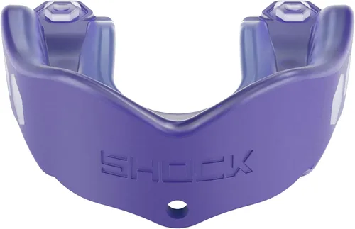 Miniatura 39 de Shock Doctor Gel Max - Protector bucal, protección resistente y ajuste personalizado, juvenil, frambuesa azul