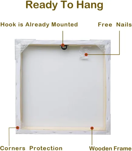 Miniatura 5 de Cuadro de lienzo costal para pared, tablas de surf y coche rosa sobre arena, lienzo para sala de estar (12 x 12 pulgadas x 3 paneles)