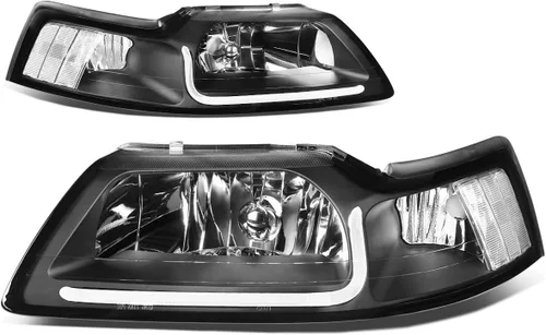 Repuestos LED DRL de faros delanteros y traseros DNA Motoring, luces de repuesto, Negro Claro